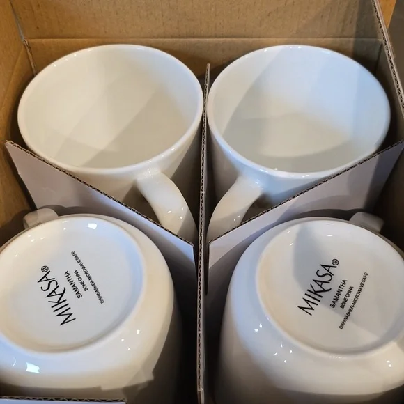 Mikasa Mugs- Samantha Set 4 New In Box - Picture 3 of 3